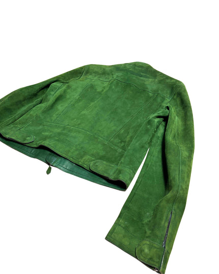 TOM FORD SUEDE JACKET GREEN