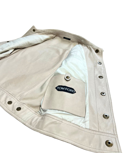 TOM FORD SUEDE JACKET CRÈME