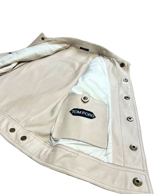 TOM FORD SUEDE JACKET CRÈME