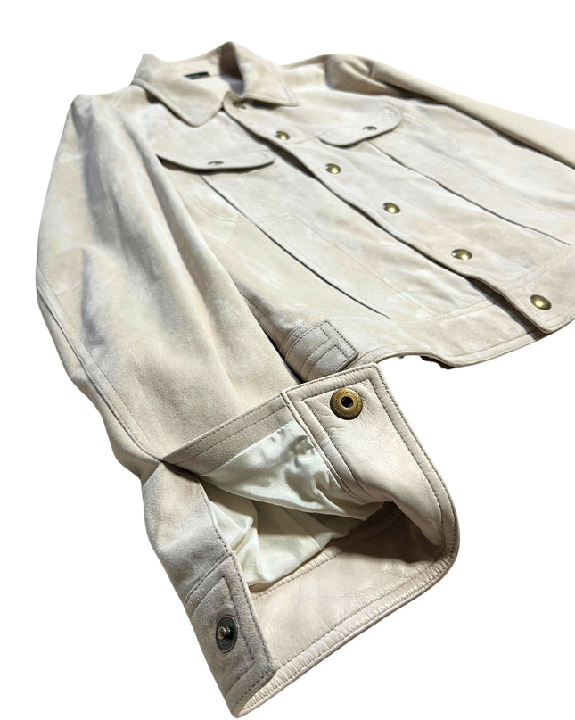 TOM FORD SUEDE JACKET CRÈME