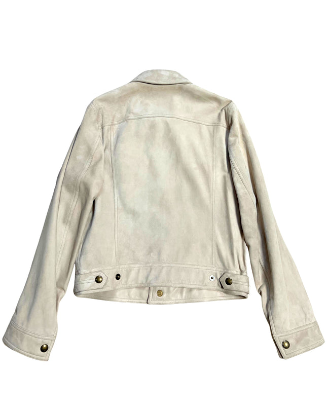 TOM FORD SUEDE JACKET CRÈME